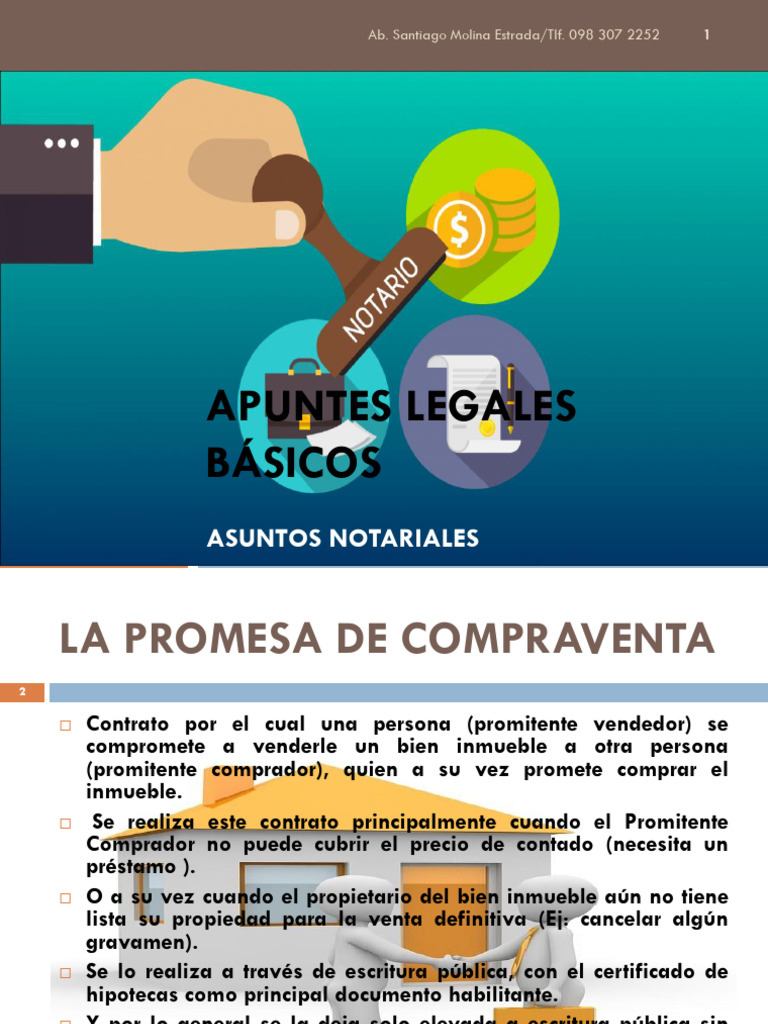 Apuntes Legales Básicos-Asuntos Notariales | PDF | Donación | Ley de ...