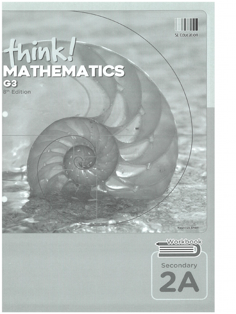 Think Mathematics 2A Wokbook | PDF