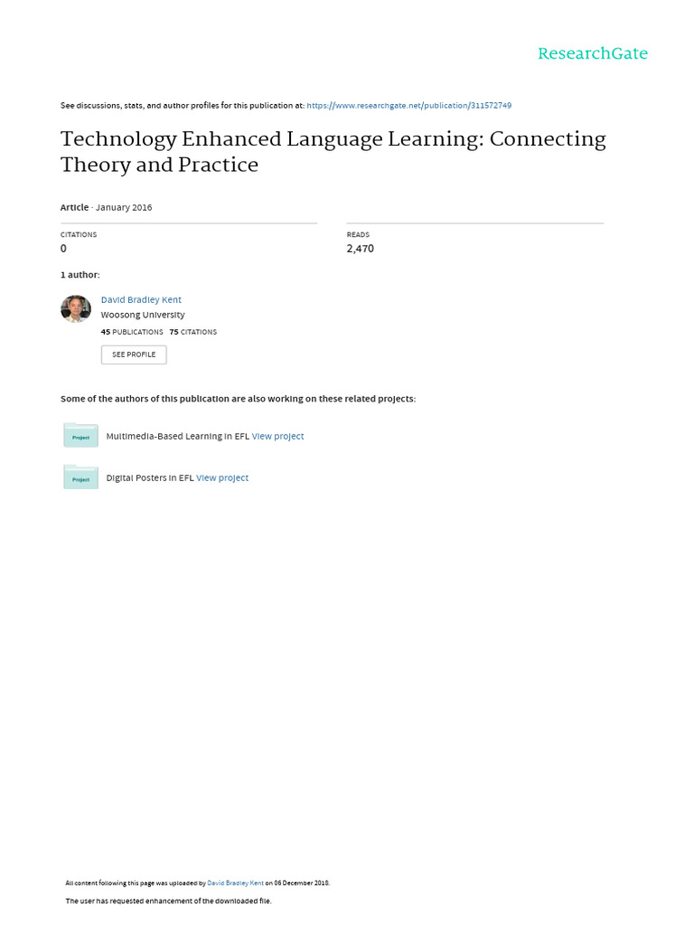 2. KTJTELL | PDF | English As A Second Or Foreign Language | Learning