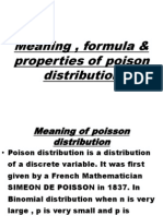 Meaning, Formula & Properties of Poison Distribution