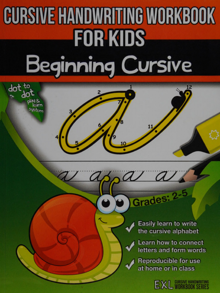 OceanofPDF.com Cursive Handwriting Workbook for Kids Beginning Cursive ...
