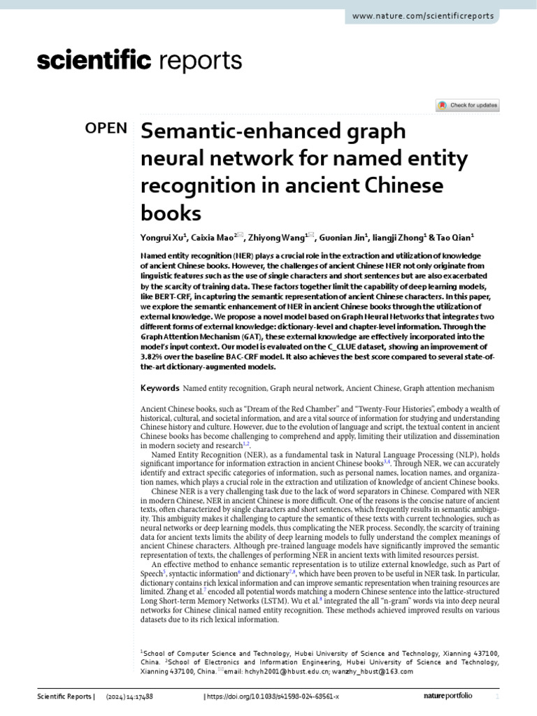 Semantic-Enhanced Graph Neural Network For Named Entity Recognition in ...
