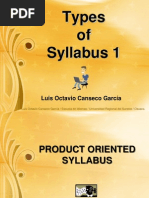 Download Types of Syllabus 1- Product Oriented - Mtro Octavio by Luis Octavio Canseco Garca SN102751410 doc pdf