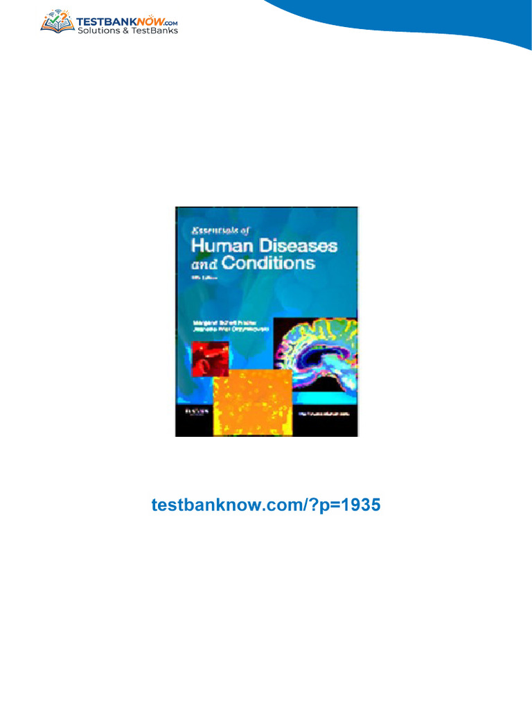 Test Bank for Essentials of Human Diseases and Conditions, 5th Edition ...