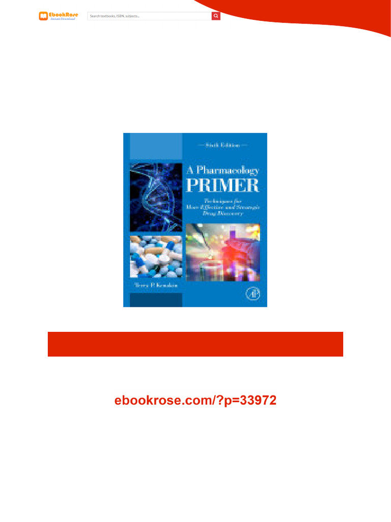 A Pharmacology Primer: Techniques for More Effective and Strategic Drug ...