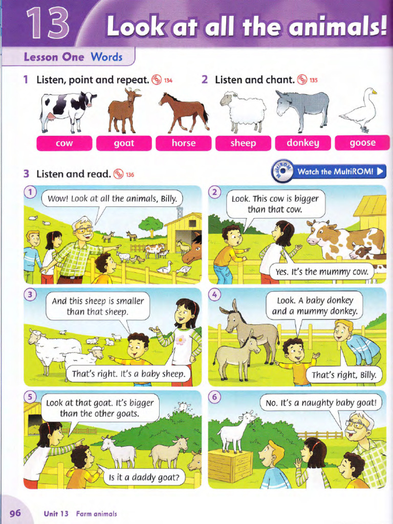Family and Friend 2 Unit 13 Classbook | PDF