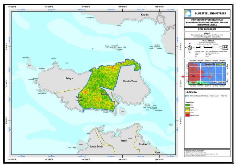 Peta Topografi-bs (1) | PDF