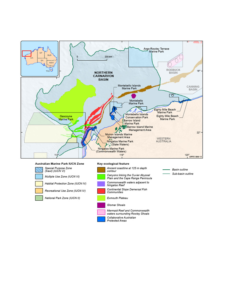 Figure 27 Marine Reserves Parks Multiple Use Zones Ecological Features ...