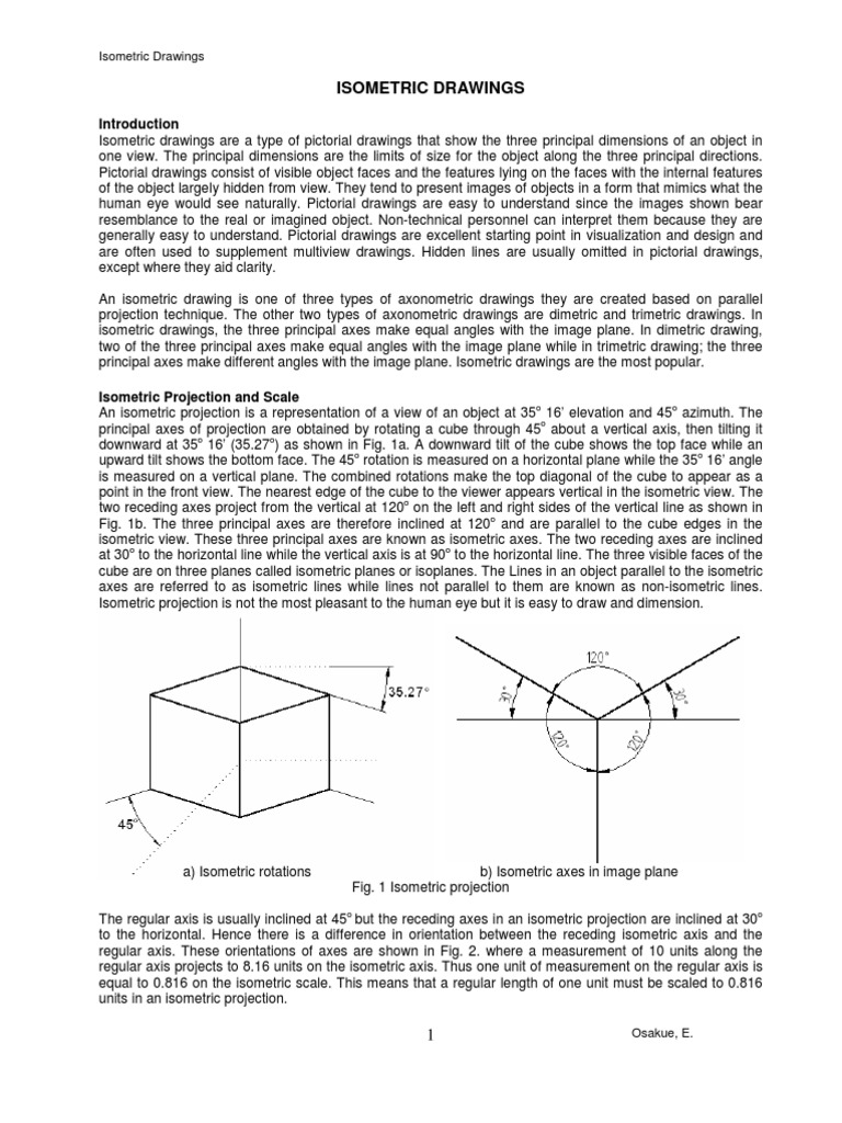 9 Isometric Drawings | PDF | Cartesian Coordinate System | Geometry