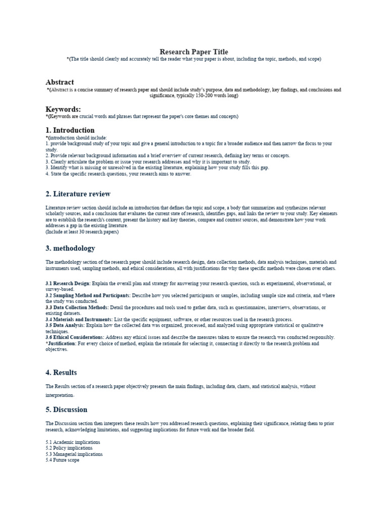 Paper Structure ECO | PDF