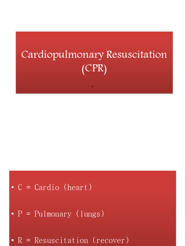 CPR-BLS | PDF | Cardiopulmonary Resuscitation | Cardiac Arrest