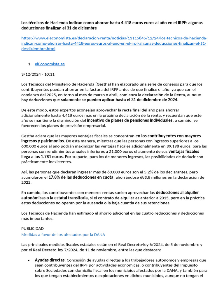 241206_Los Técnicos de Hacienda Indican Como Ahorrar Antes de Que ...