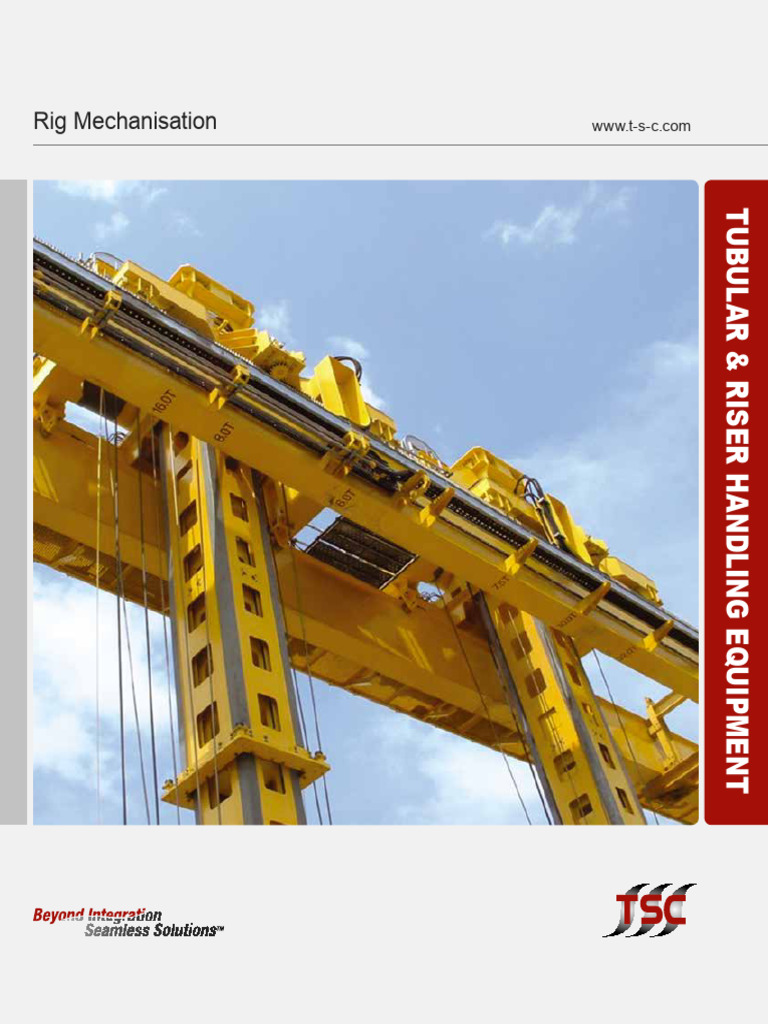 Tubular Riser Handling Equipment Brochure 1152KB | PDF | Elevator ...