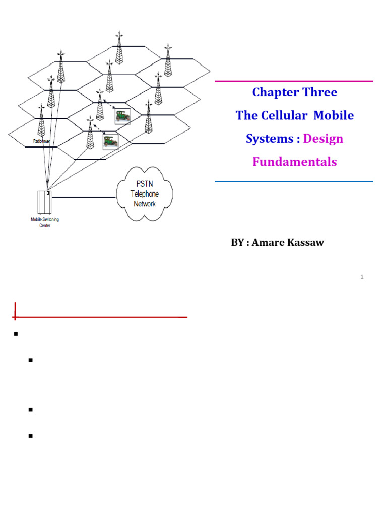 Chap 03 - Cellular Systems | PDF | Cellular Network | Electrical ...