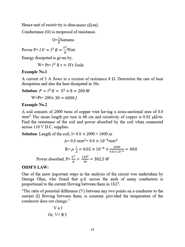 circuit-4 | PDF | Electrical Resistance And Conductance | Series And ...