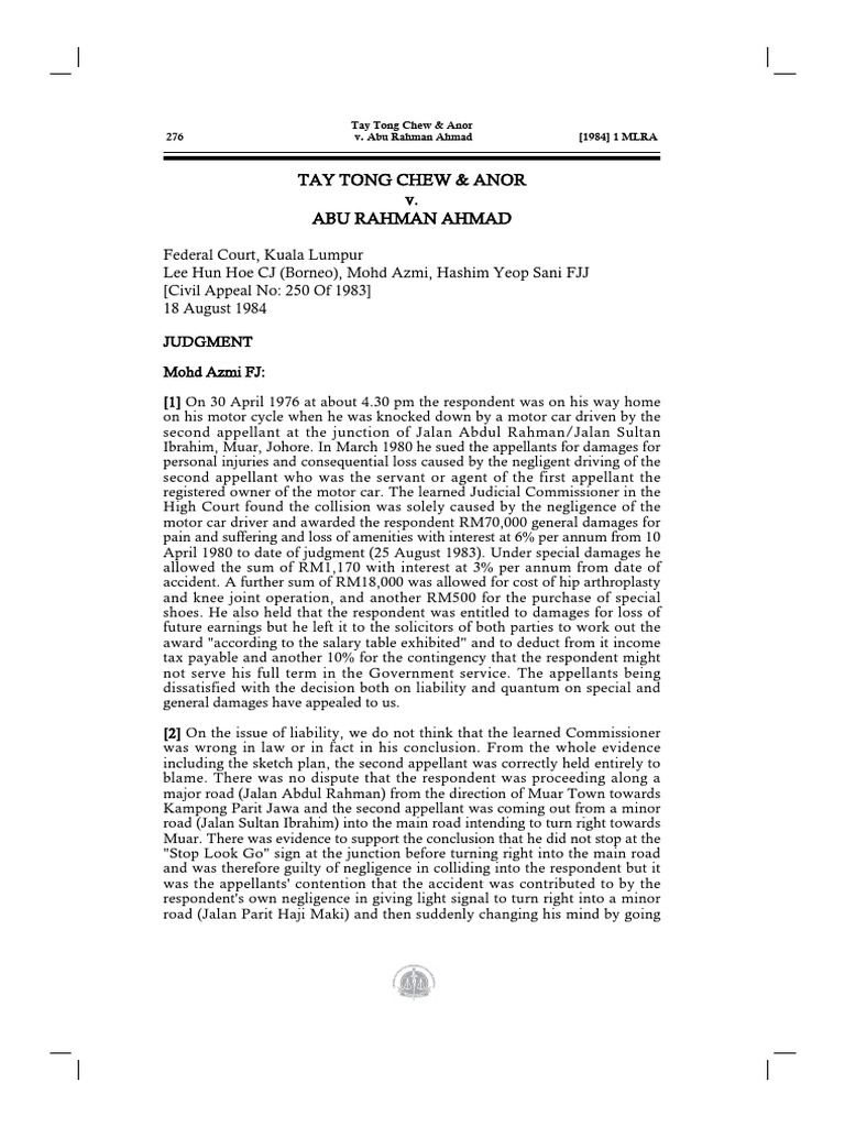 CasesPdfOpener (29) | PDF | Damages | Hip