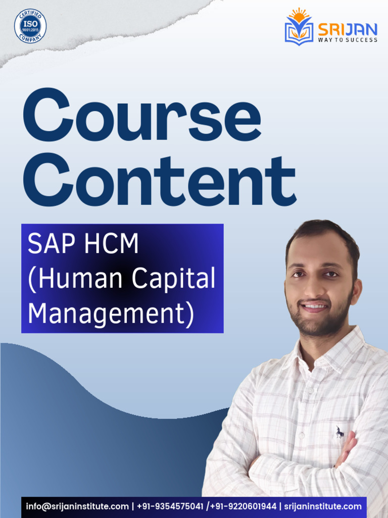 SAP HCM (Human Capital Management) | PDF | Payroll | Human Resource ...