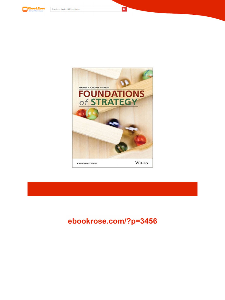 Foundations of Strategy 2nd Canadian Edition Full Chapters Free | PDF ...