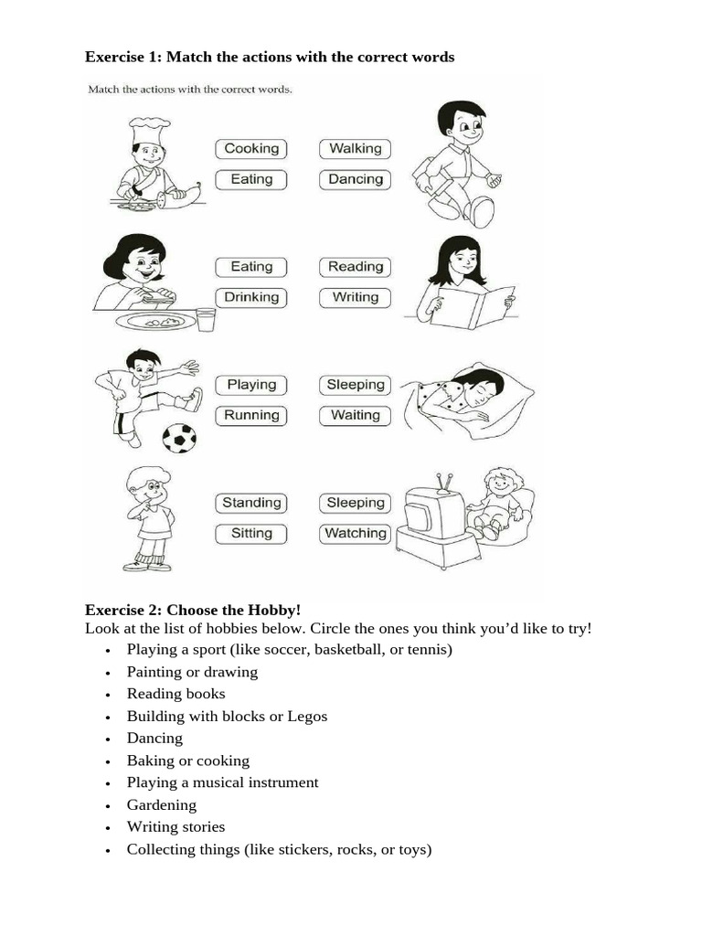 Hobbies and Activities | PDF