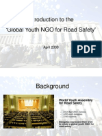 Introduction To The 'Global Youth NGO For Road Safety': April 2009