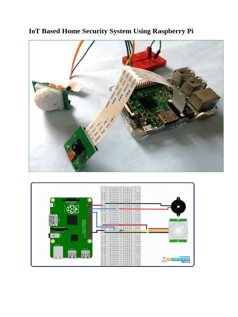 IoT Based Home Security System Using Raspberry Pi | PDF | Internet Of ...