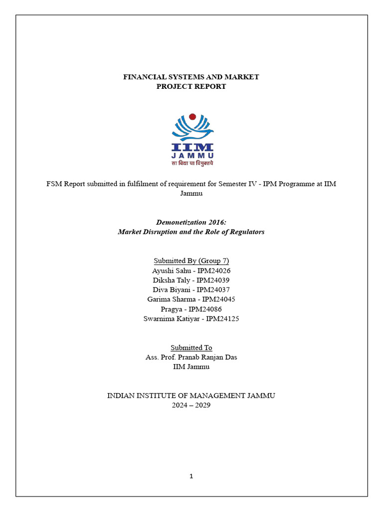 Group7 FSM Report | PDF | Money | Legal Tender