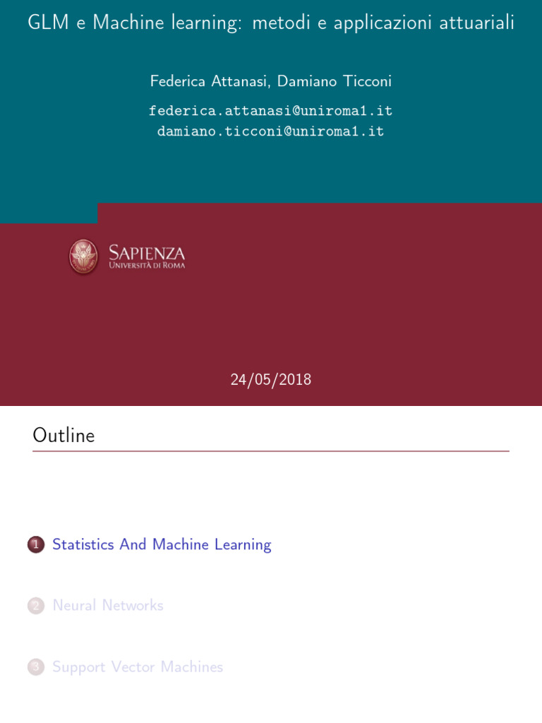 GLM_ML_24052018 | PDF | Machine Learning | Support Vector Machine