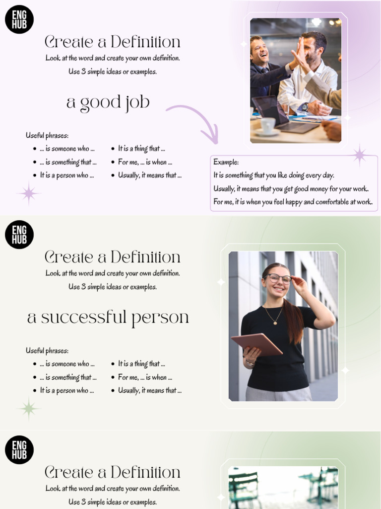А2 Create a Definition | PDF | Definition | Interpretation (Philosophy)