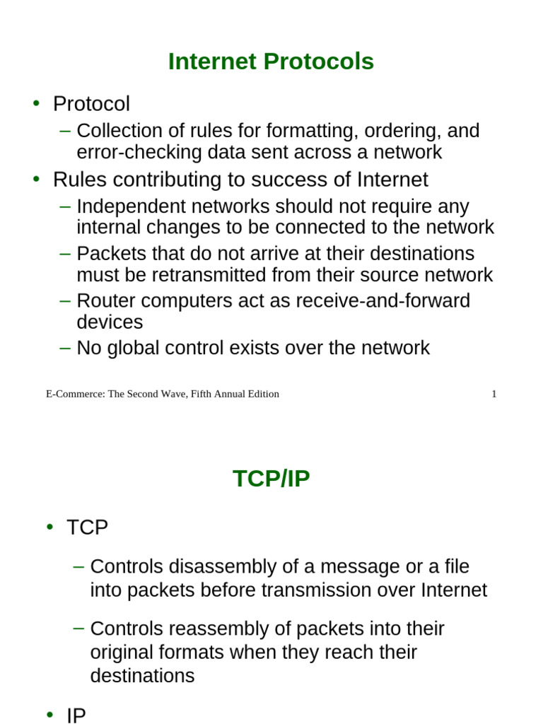 Internet 4 | PDF | Internet Protocols | World Wide Web