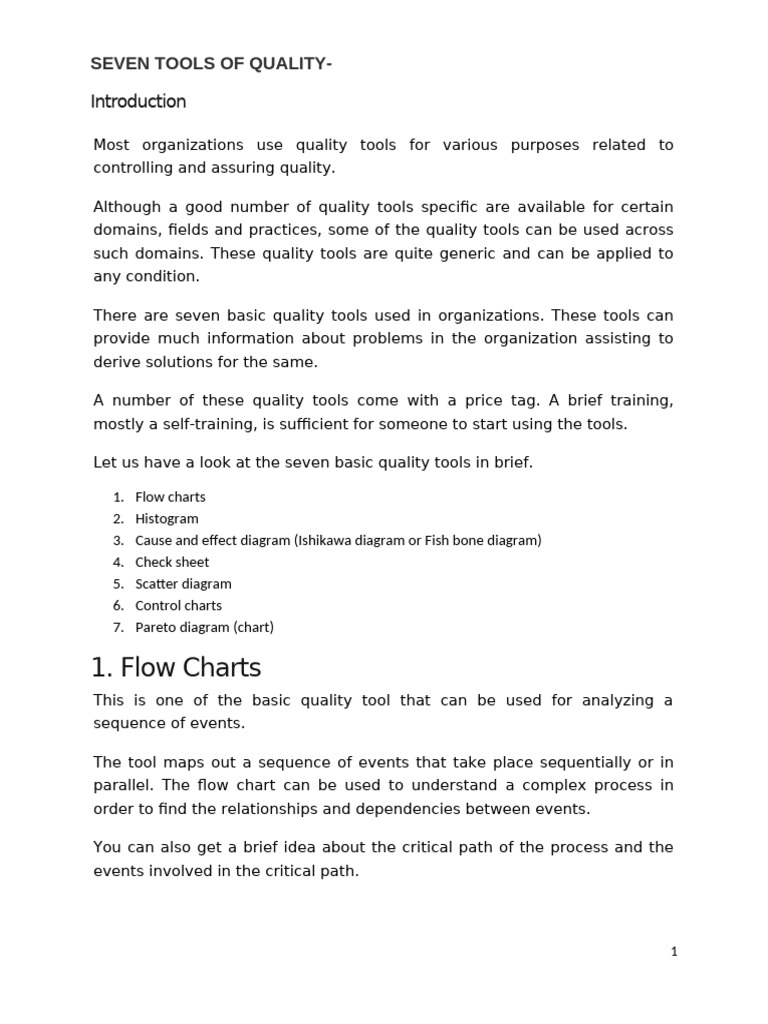 7 Tools of Quality | PDF | Cartesian Coordinate System | Causality