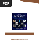 Leo L Beranek Acoustics PDF | PDF