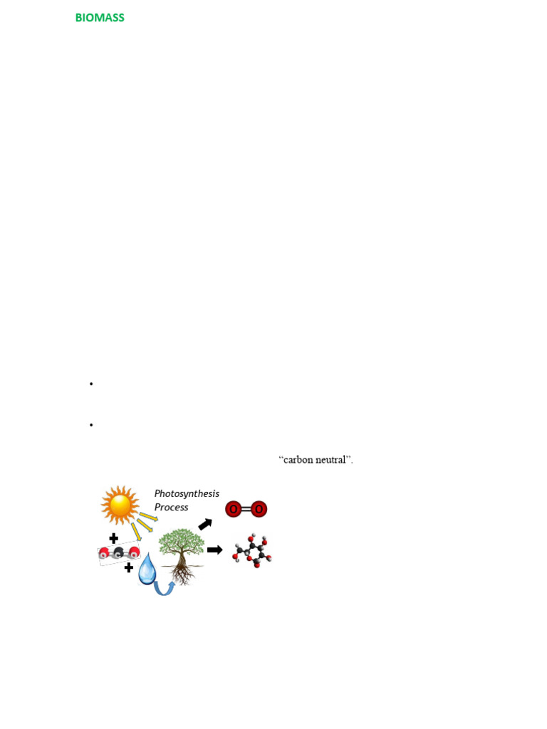 Biomass Energy | PDF | Photosynthesis | Carbon Dioxide