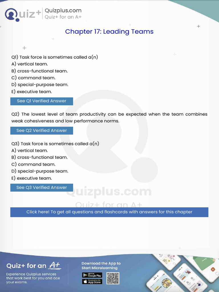 Task Force is Sometimes Called An | PDF | Cognition | Psychology