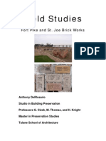Field Studies 01 - Fort Pike and ST Joe Brick Works