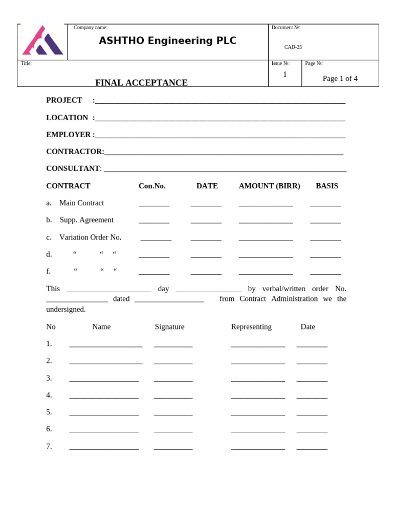 CAD-25 Final Acceptance Form | PDF | Chess Theory