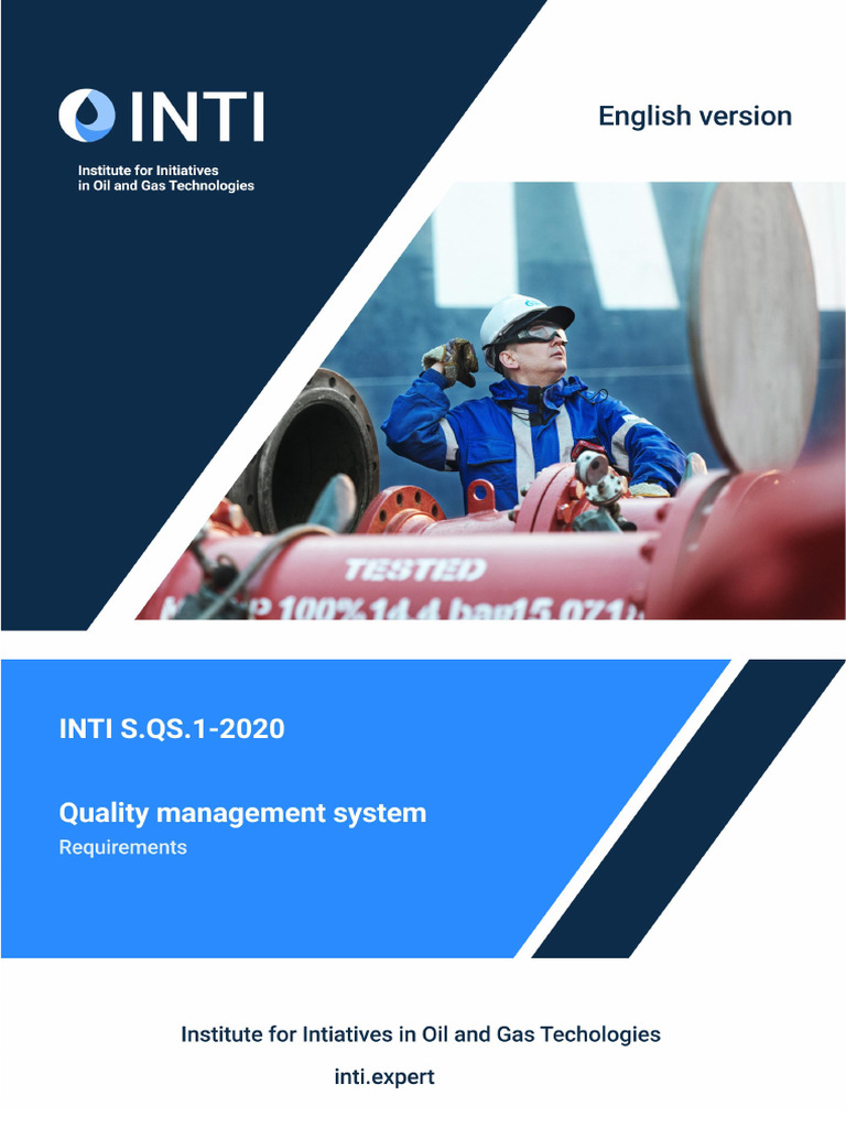 INTI S.QS.1-2020 Eng | PDF | Quality Management System | Quality Management