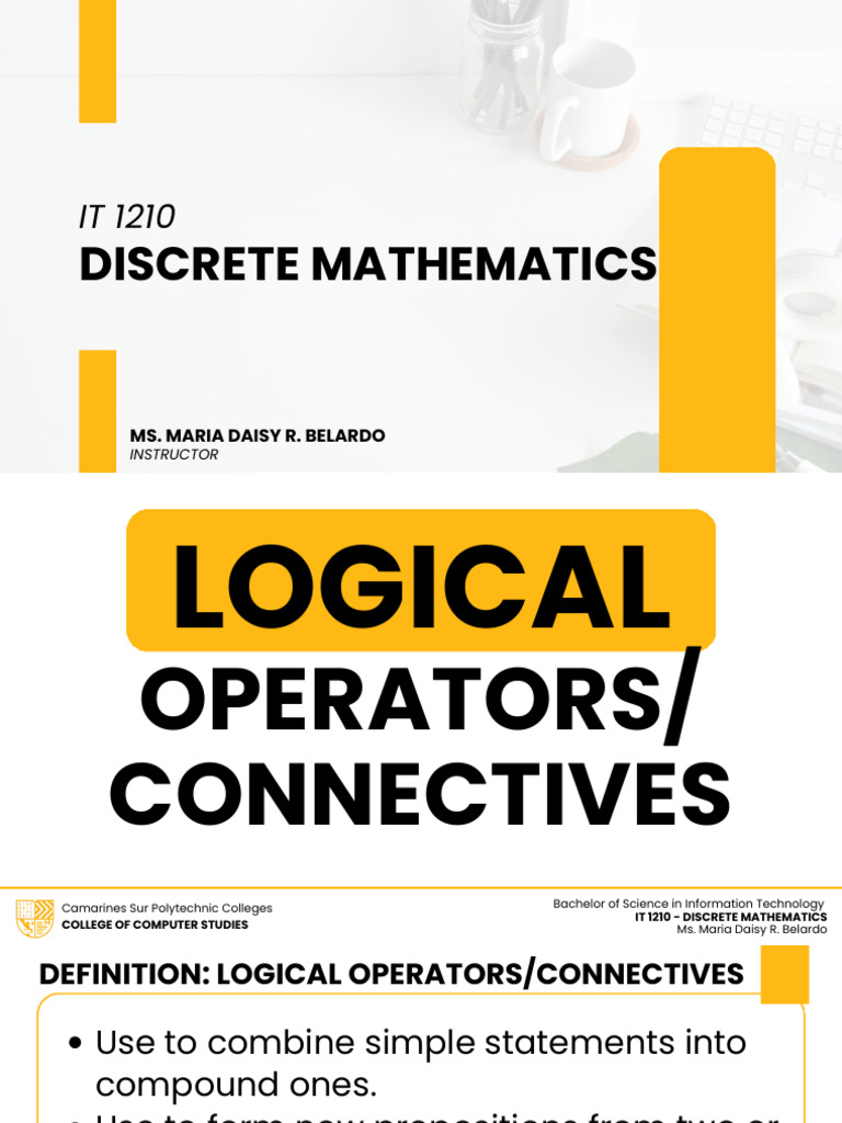 IT 1210 - Applications of Propositional Logic | PDF | Proposition | Logic