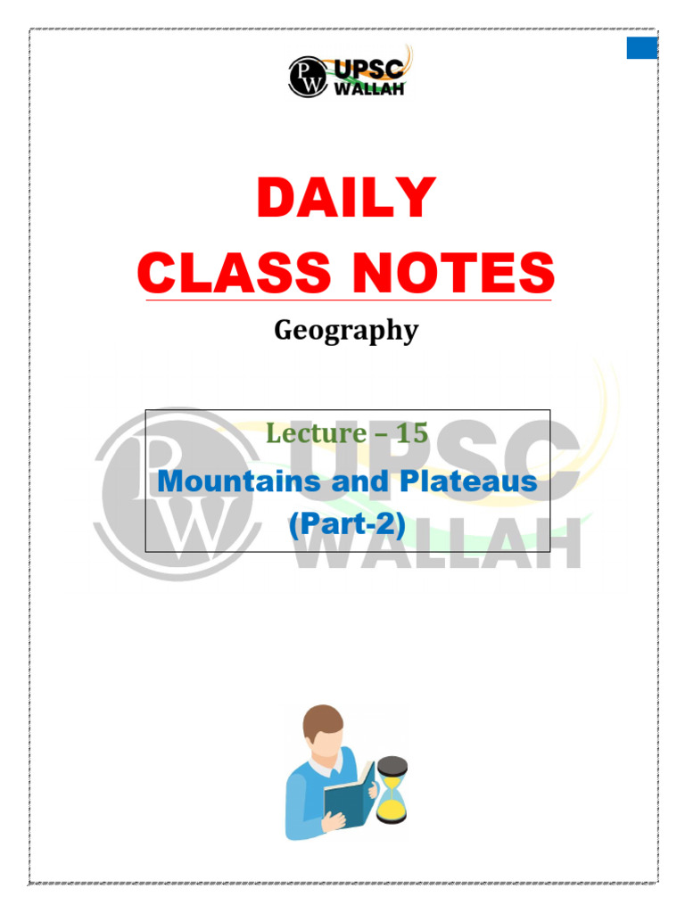 Physical Geography 15 Daily Notes Prahar UPSC 2023 Physical | PDF ...