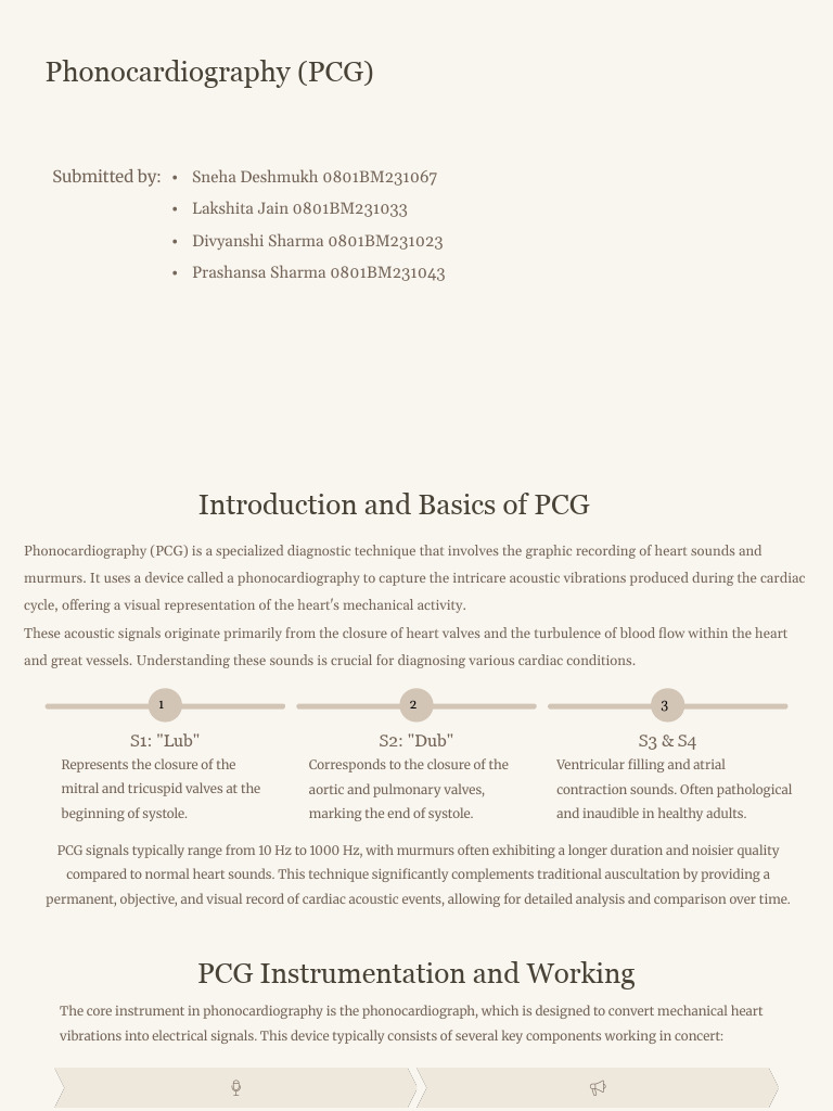 Phonocardiography (PCG) (2) | PDF | Heart | Cardiovascular System