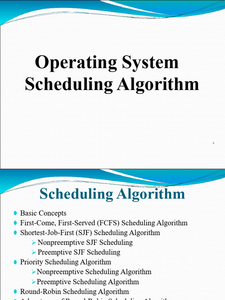 2026 02 09 SchedulingAlgo FCFS SJF | PDF | Scheduling (Computing ...
