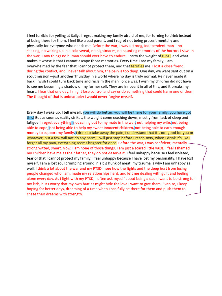 Annotated Draft for English 1.Docx | PDF