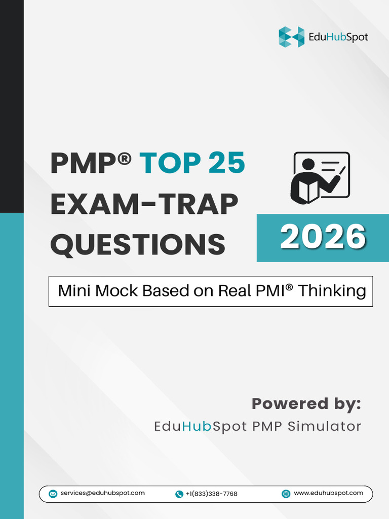 PMP Top 25 Exam-Trap Questions – 2026 | PDF | Agile Software ...