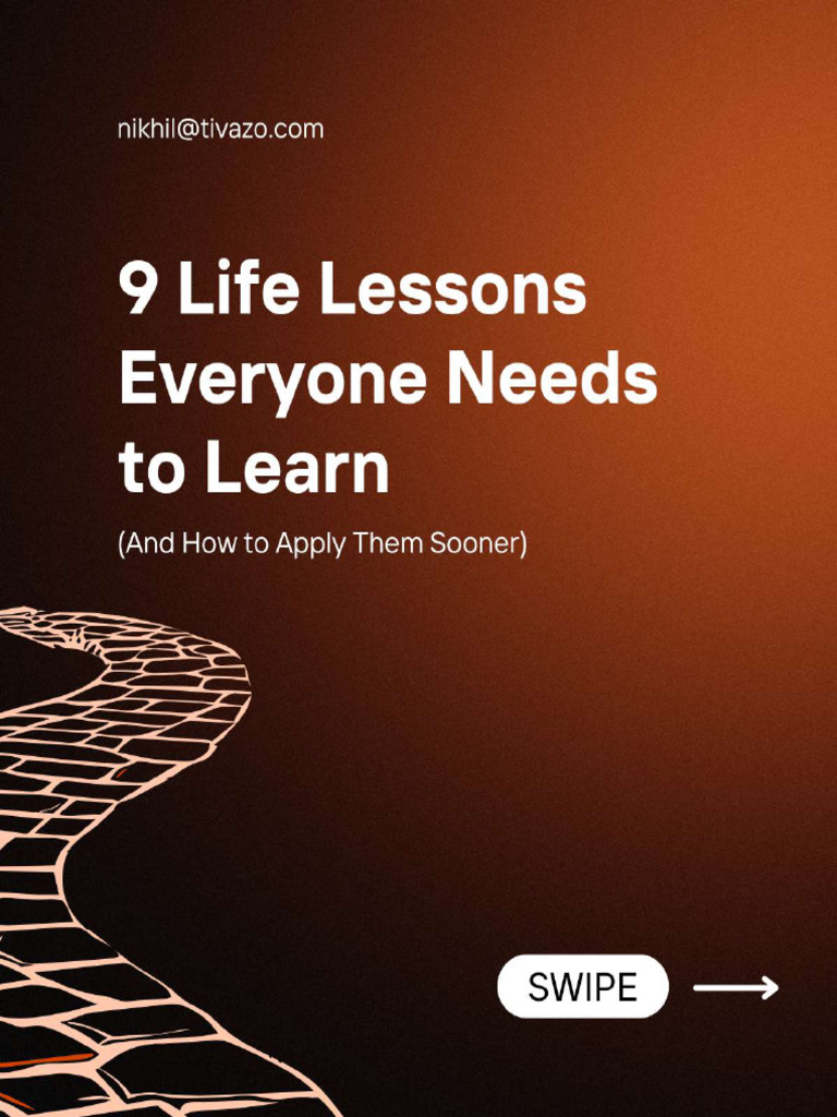 9 Life Lessons Everyone Needs to Learn 1745223637 | PDF