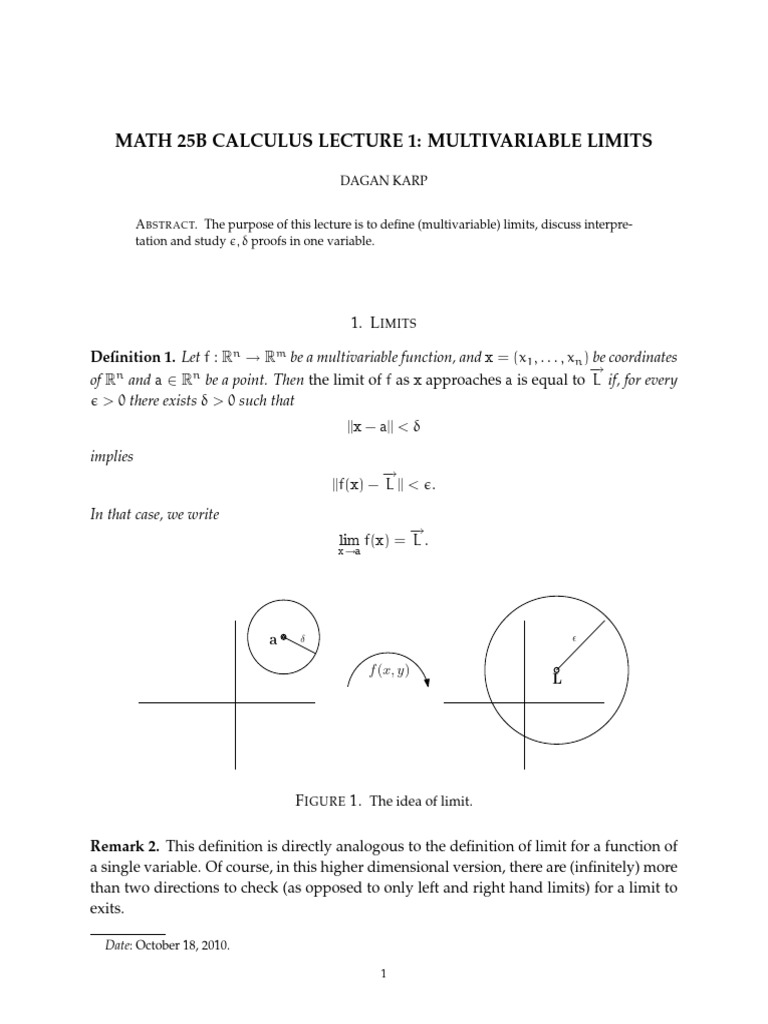 Lecture 1 | PDF | Calculus | Mathematical Logic