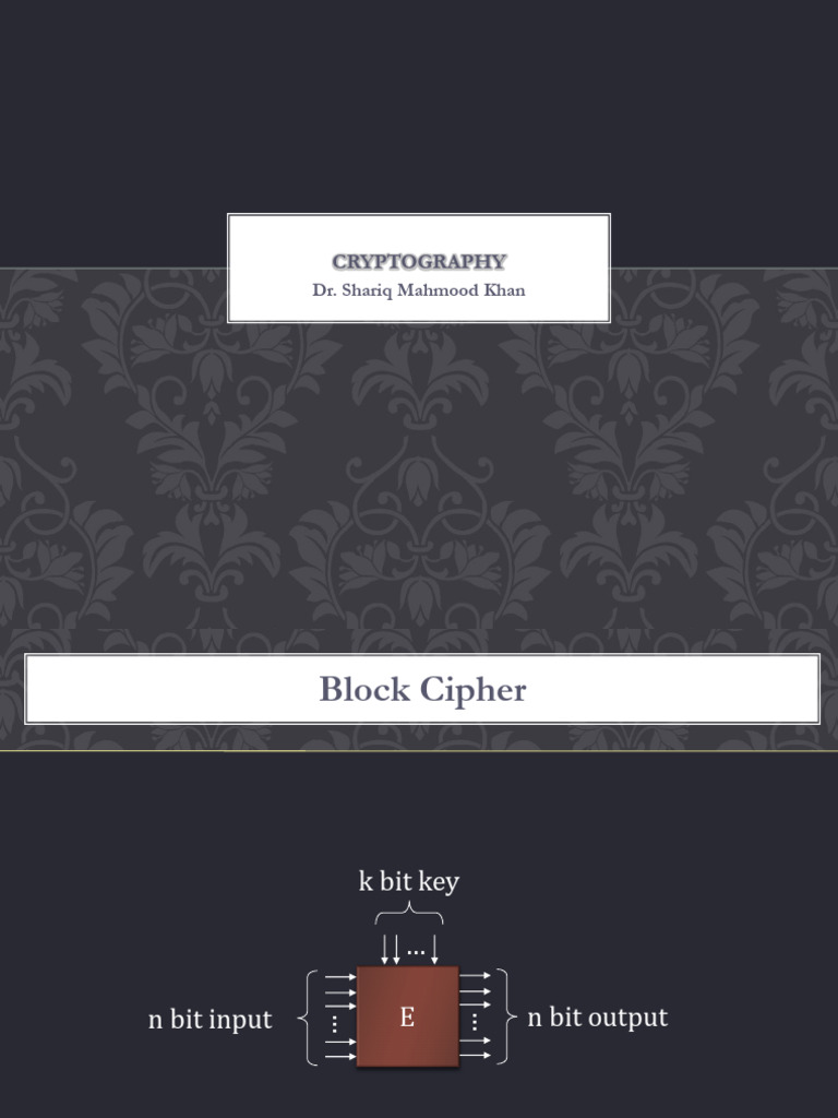 Block Cipher | PDF | Secrecy | Cyberwarfare