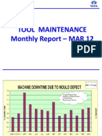 Tool Maintenance Monthly Report - MAR 12