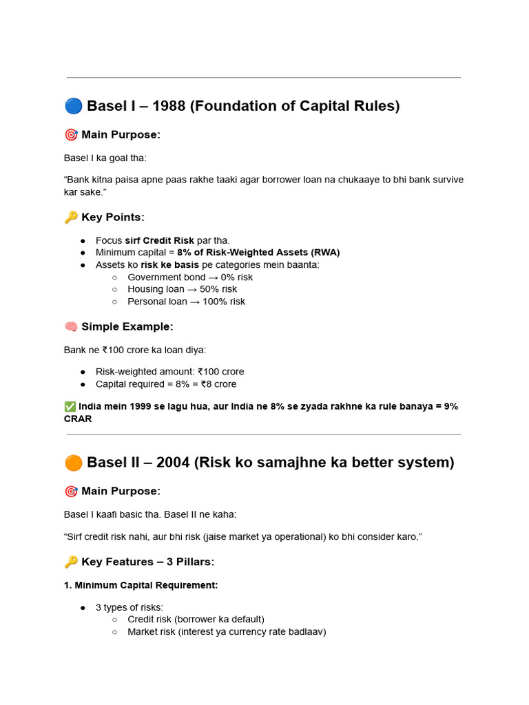 Basel Norms | PDF | Basel Iii | Basel Ii