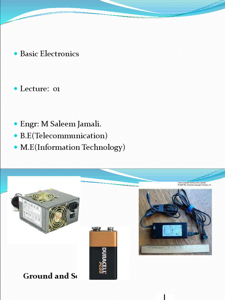 #1 Basic Electronics | PDF | Resistor | Capacitor