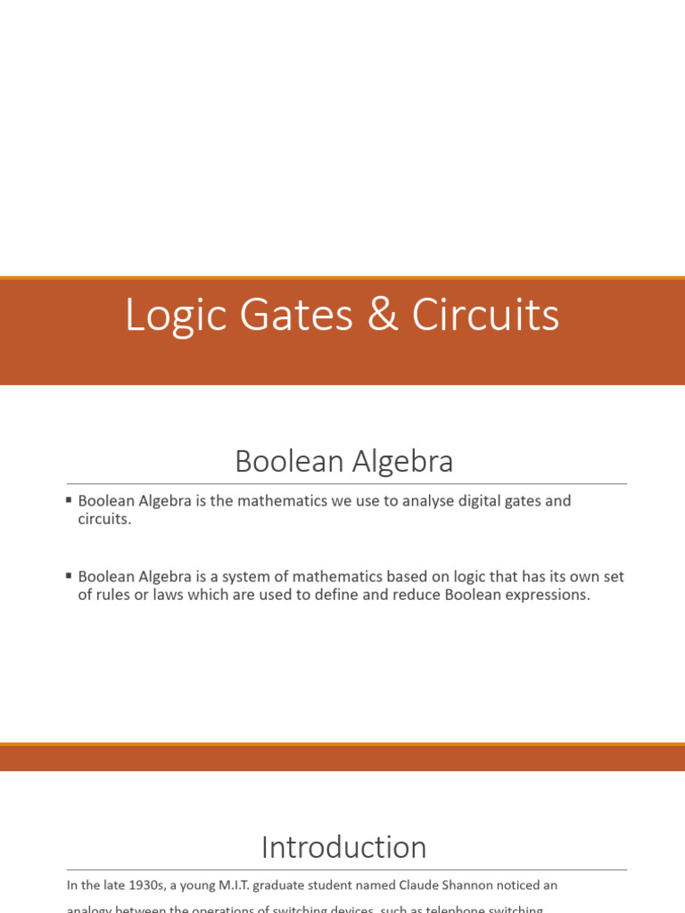 Digital Logic Circuits | PDF | Boolean Algebra | Teaching Mathematics