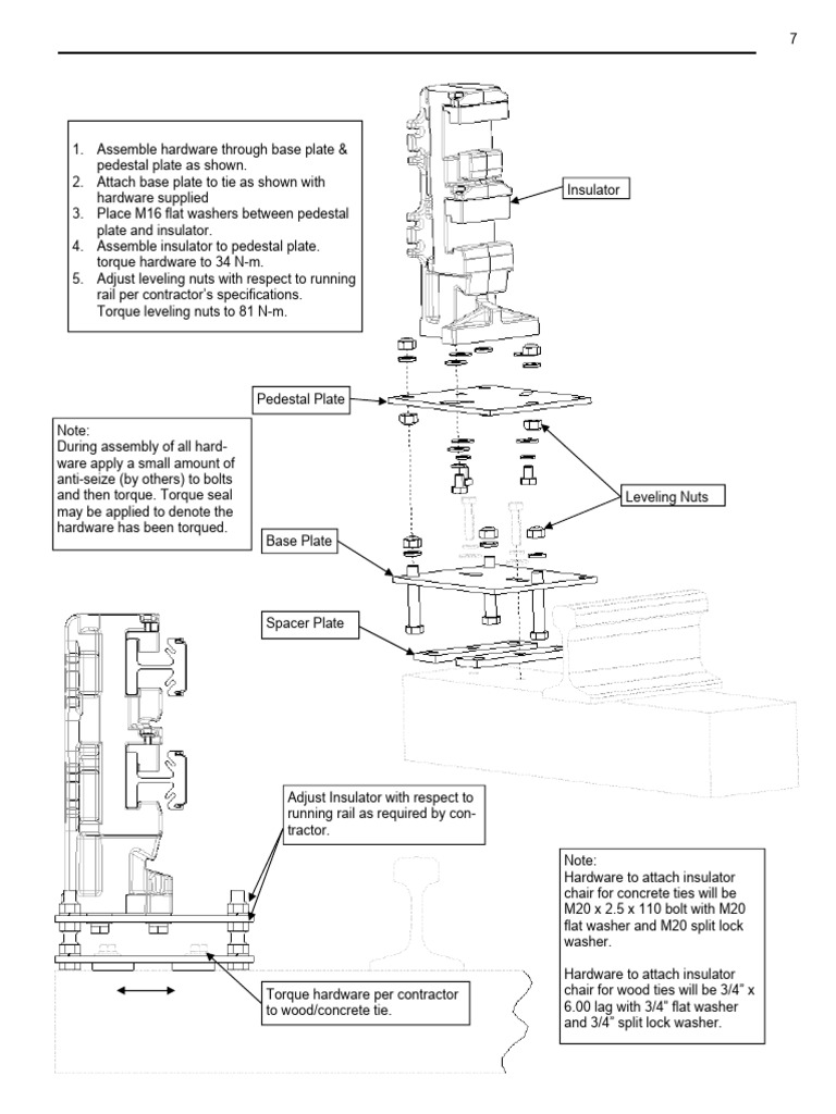 Conductix Power Rail System | PDF | Washer (Hardware) | Nut (Hardware)